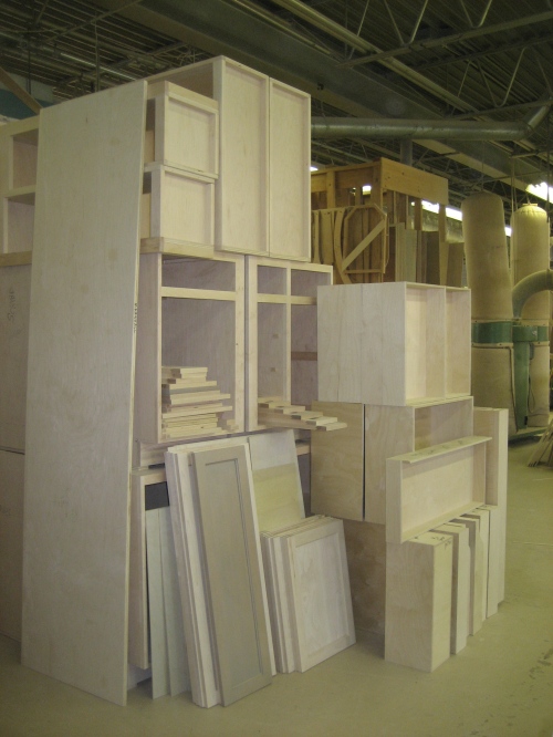 fabricated cabinet boxes and doors 